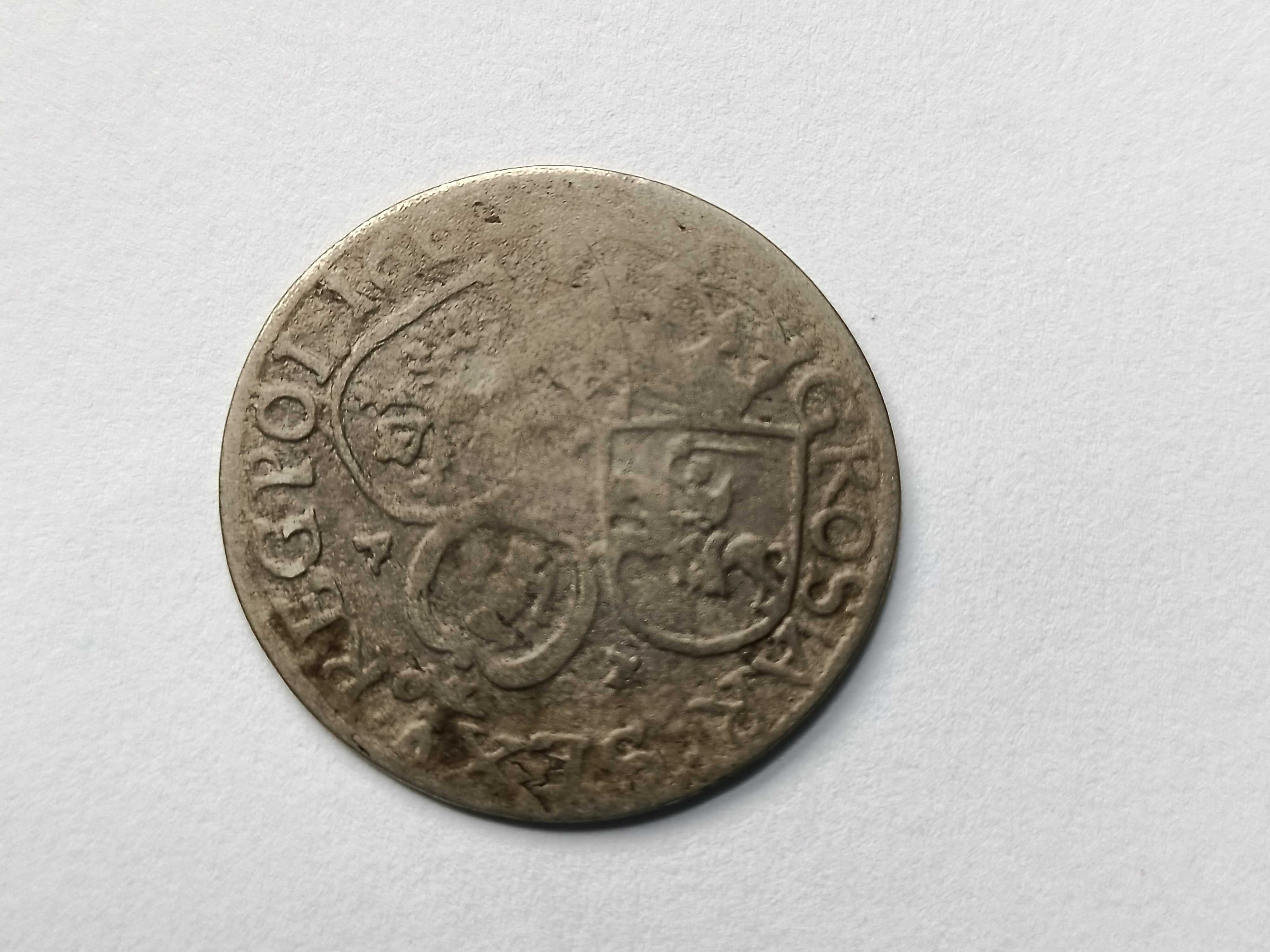 Szustak 1663 AT Jan ll Kazimierz oryginał Srebro
