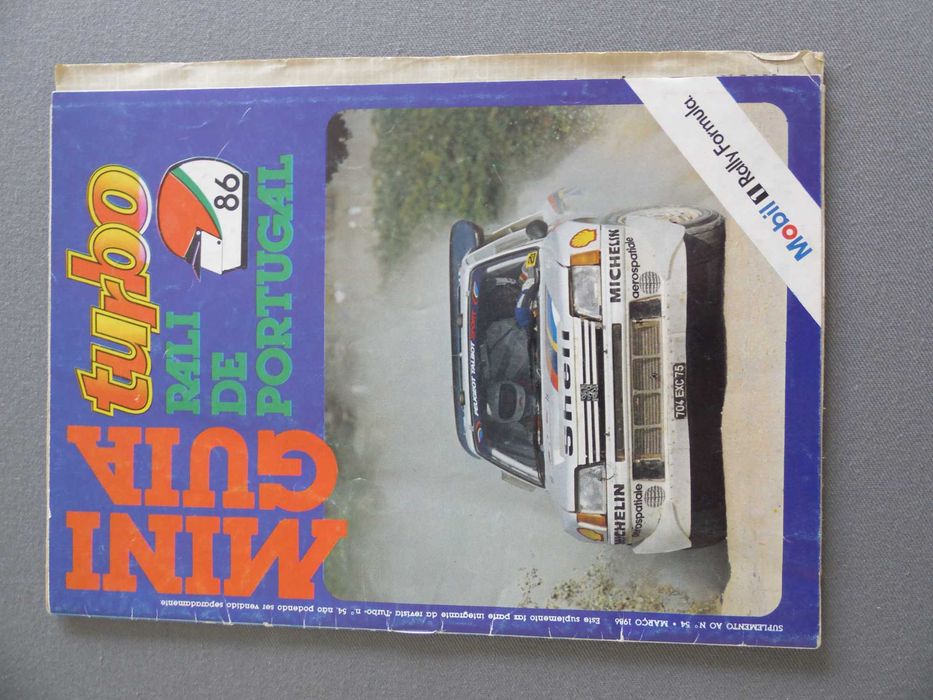 Mini Guia Turbo Rali de Portugal 1986