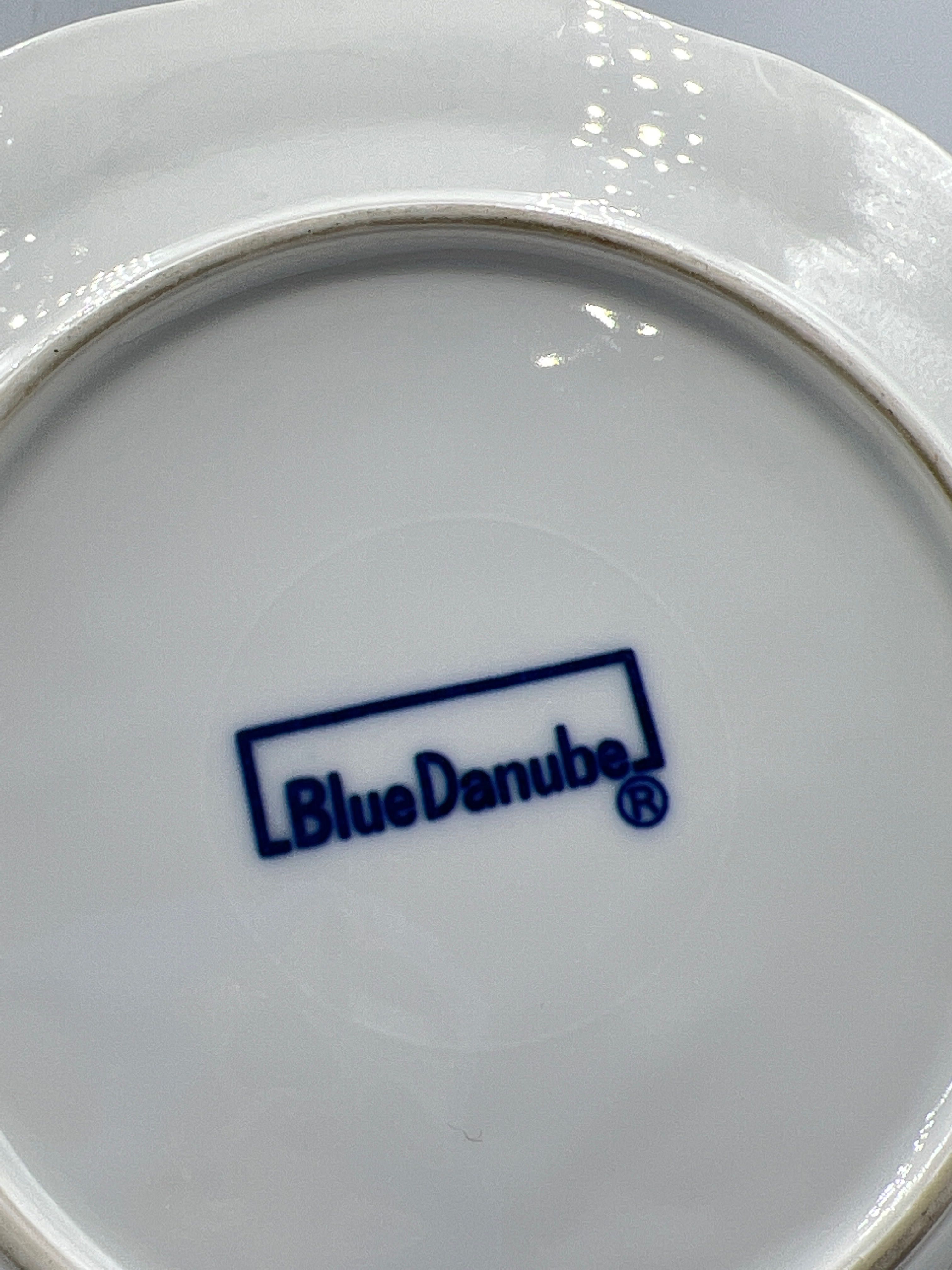 Komplet talerzyków styl miśnia wzór cebulowy blue danube B18121