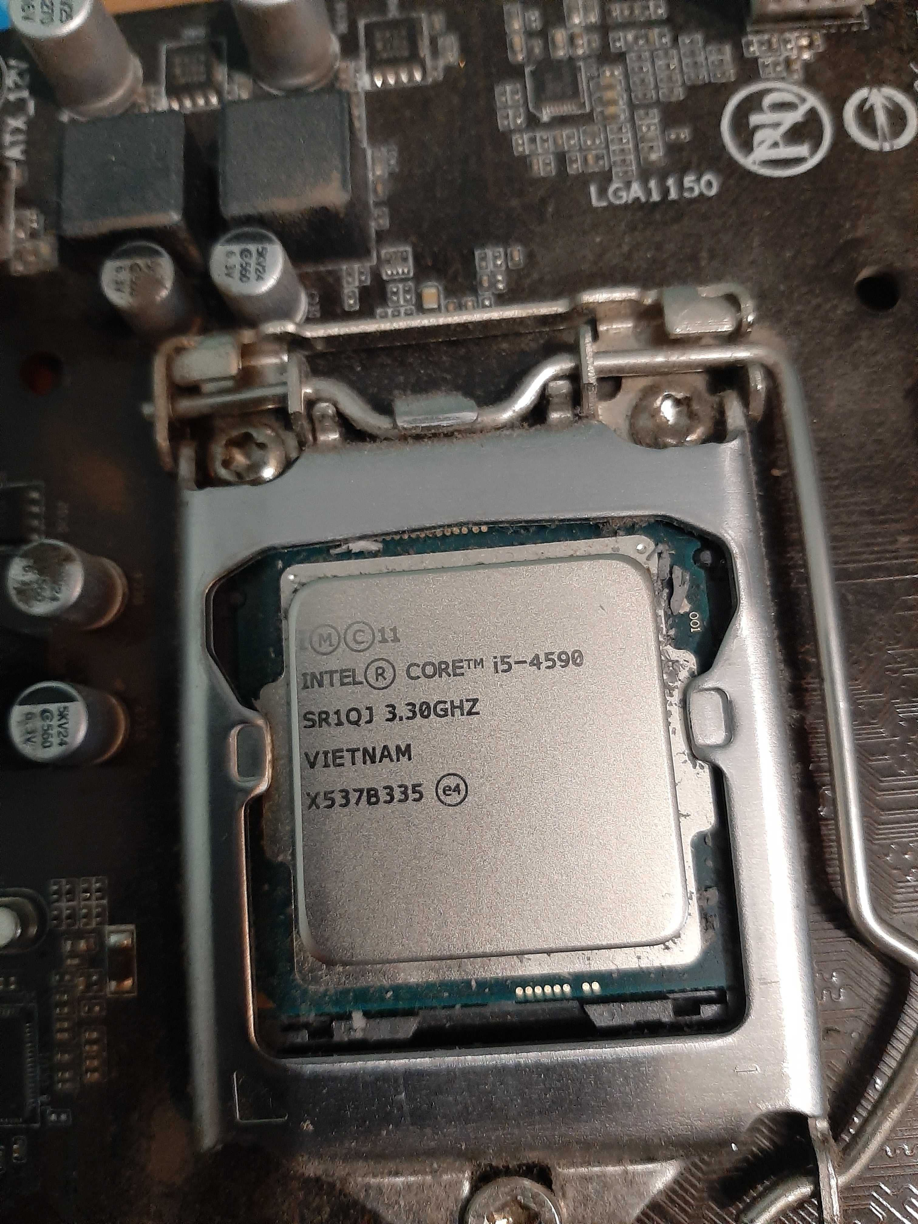 ZESTAW Płyta Gigabyte GA-H81M-S2H, CPU i5-4590, RAM 8 gb