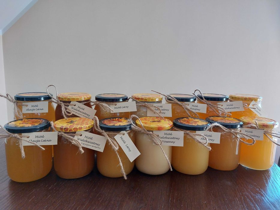 Miód faceliowy z własnej pasieki prawdziwy 900 ml