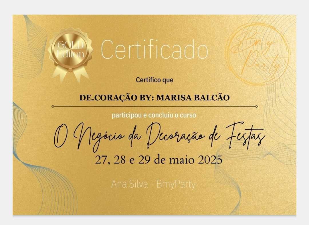 DE.CORAÇÃO de festas e eventos com muito amor