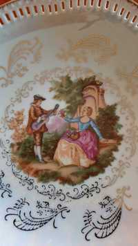 Talerz dekoracyjny-stara porcelana