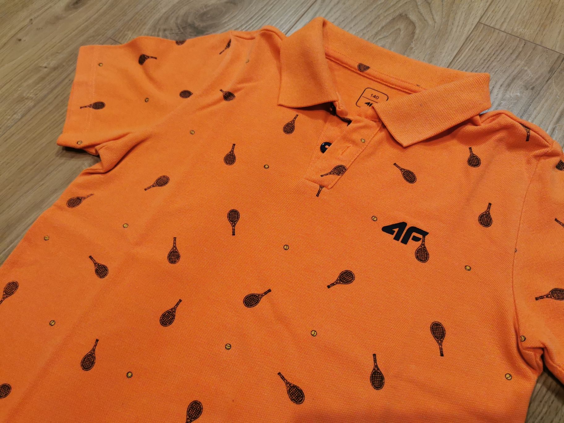 Świetna koszulka polo - tenisowa - 140 cm - 4F