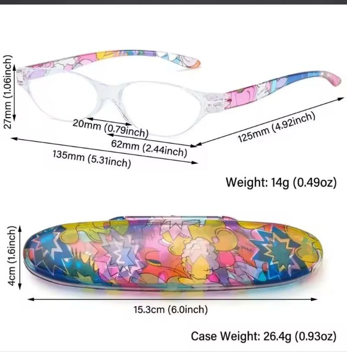 Очки сверхлёгкие +1,5 (+1,0)