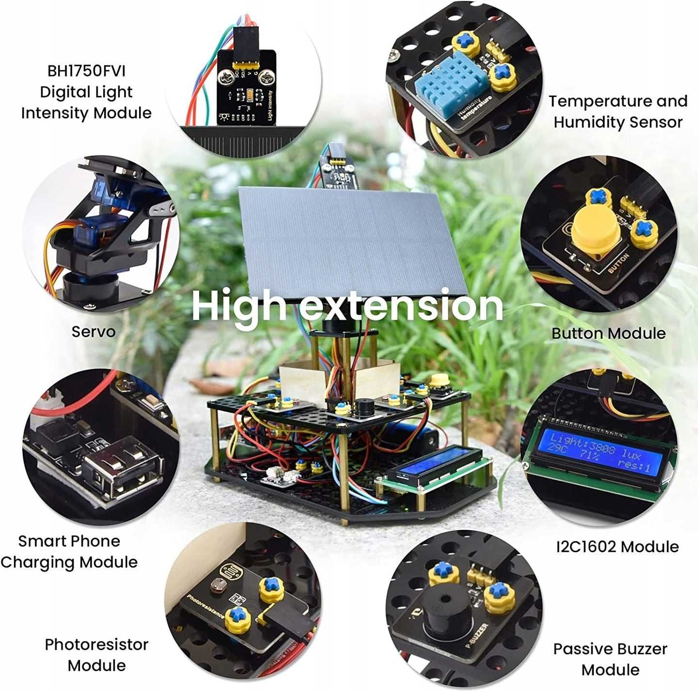 Zestaw do złożenia Arduino solarny idealny do rozpoczecia nauki