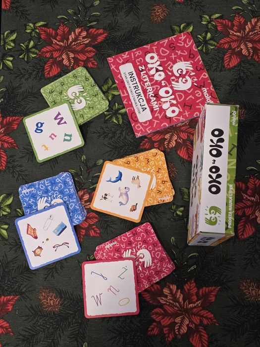 Gra dla dzieci oko w oko Nauka Liter, Stan idealny.