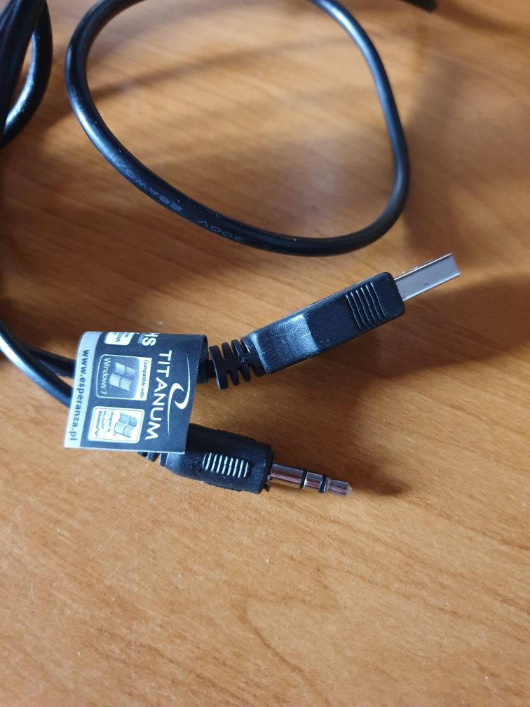 Zestaw: kamerka internetowa TITANUM + mikrofon Trust, USB + mini jack