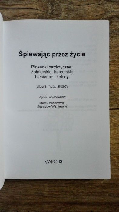 Śpiewając przez życie - słowa nuty, akordy / Wiśniewski