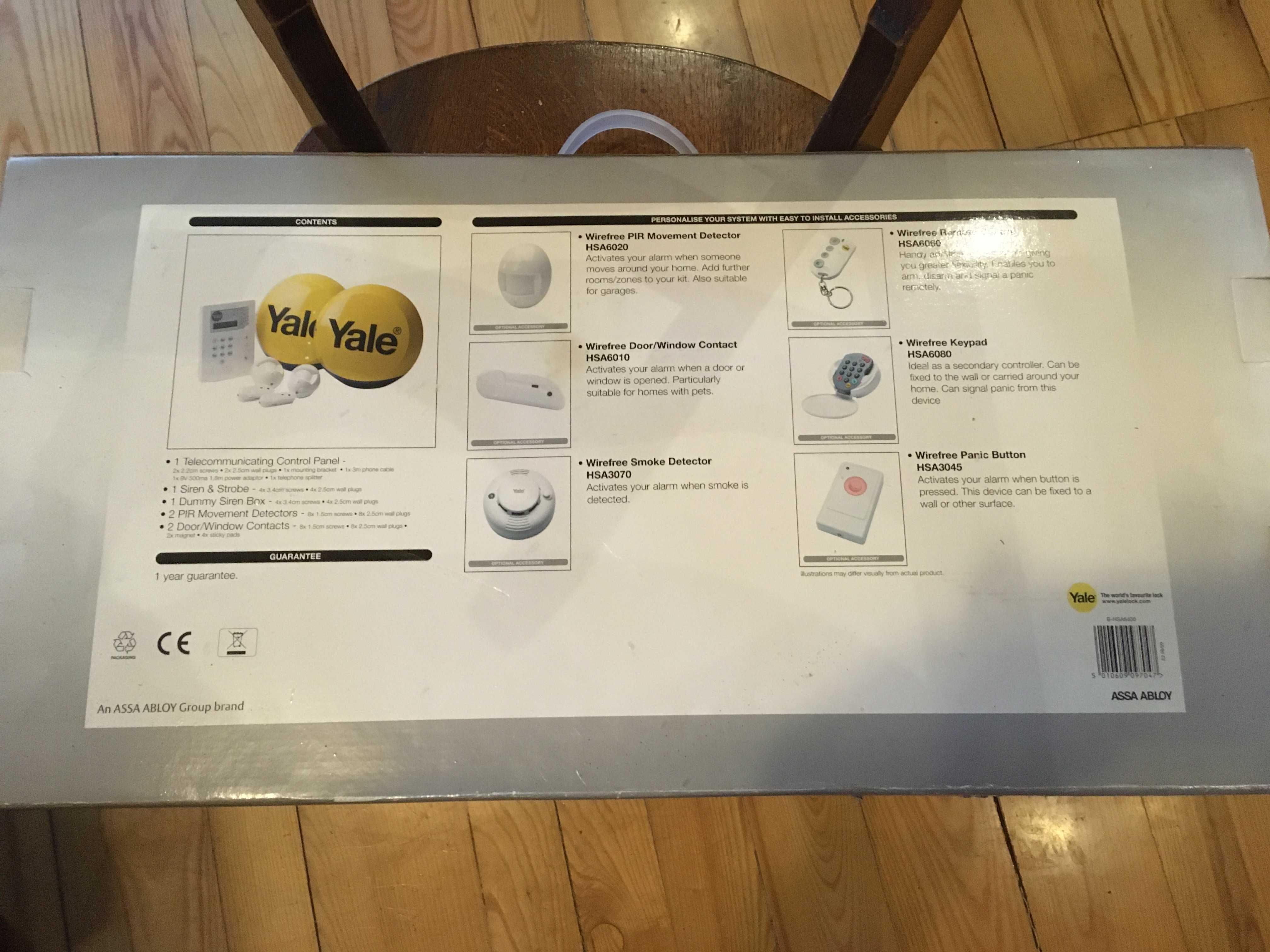Yale Bezprzewodowy zestaw alarmowy Premium HSA6400