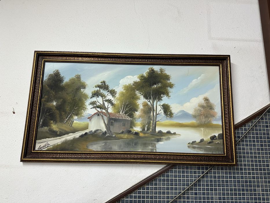 Quadro pintado a óleo