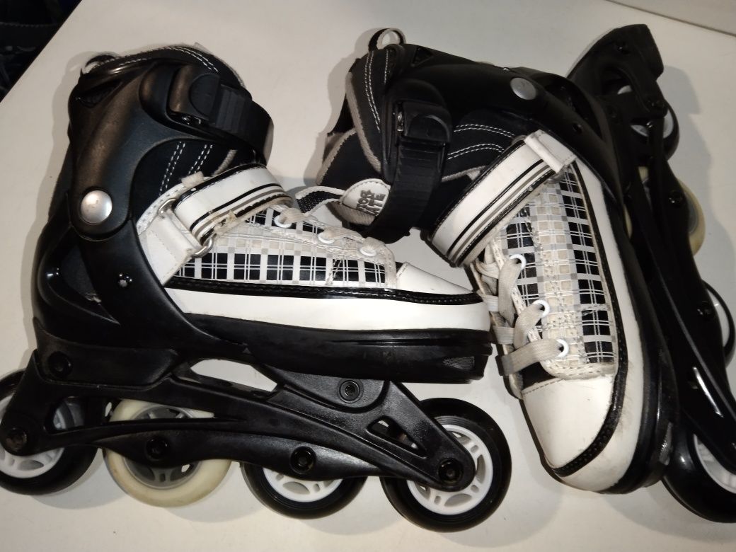 Rolki SKATE Junior rozmiar 33-36 SUPER stan