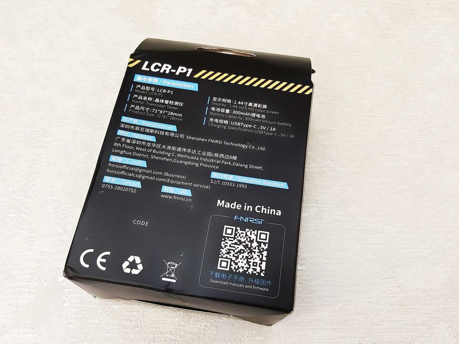 Fnirsi LCR-P1  Измеритель параметров электронных компонентов