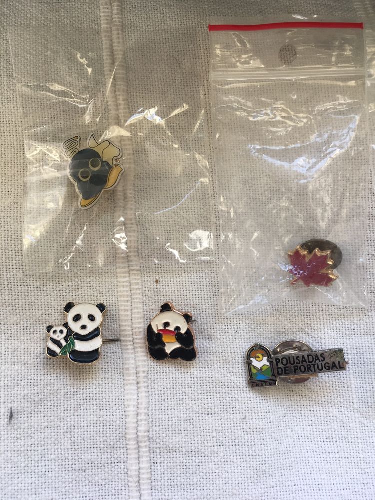 Vários Pins - Panda, Carlsberg, N.R.P. Sagres, Quino, Madeira, Calippo