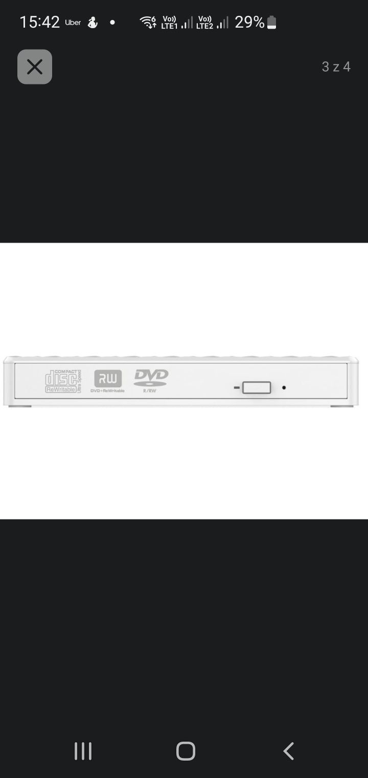 Nagrywarka  DVD Portable  drive  Biały SUPER SZYBKA nagrywarka