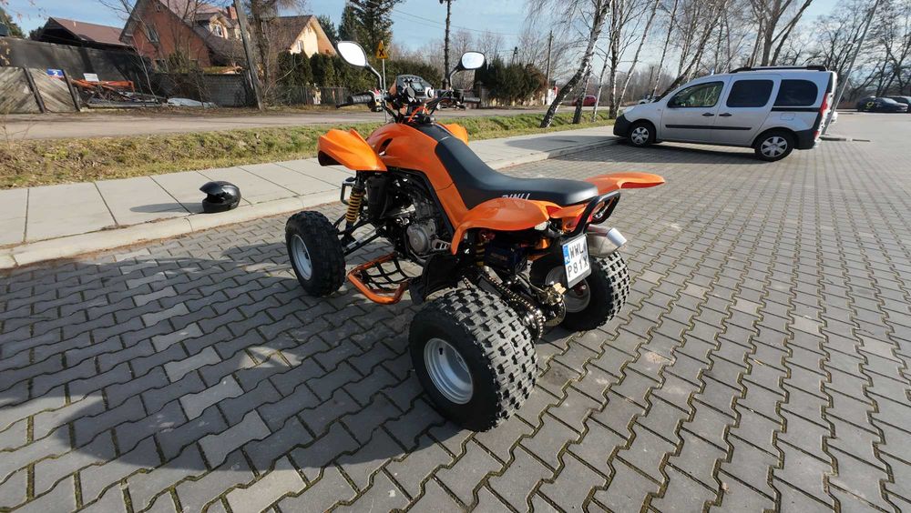 Quad Dinli DL901 450cc 2007r. Niski, potwierdzony przebieg. Zadbany.