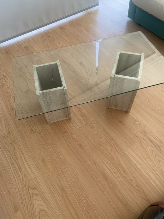 Mesa centro sala vidro