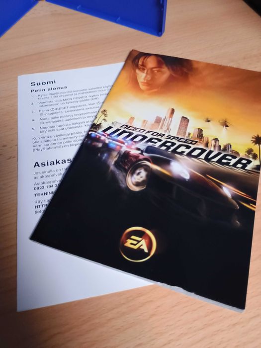Need for Speed Undercover PS2 PlayStation 2 skandynawska komplet