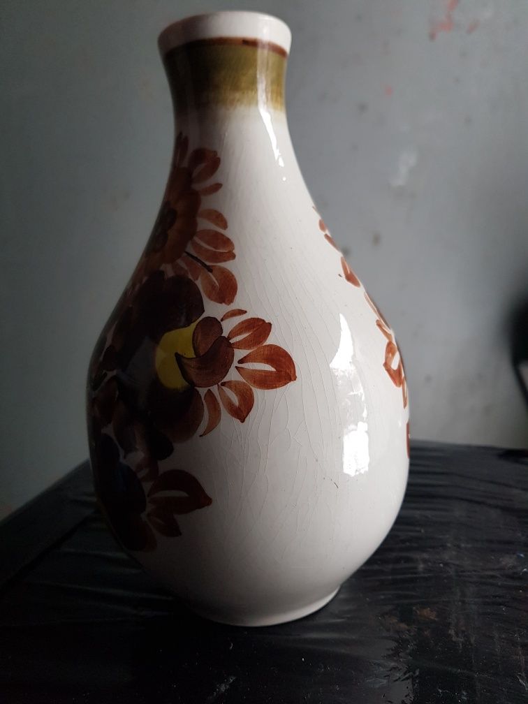 Wazon Wazonik ZF Koło Made In Poland Ręcznie Malowany PRL Vintage