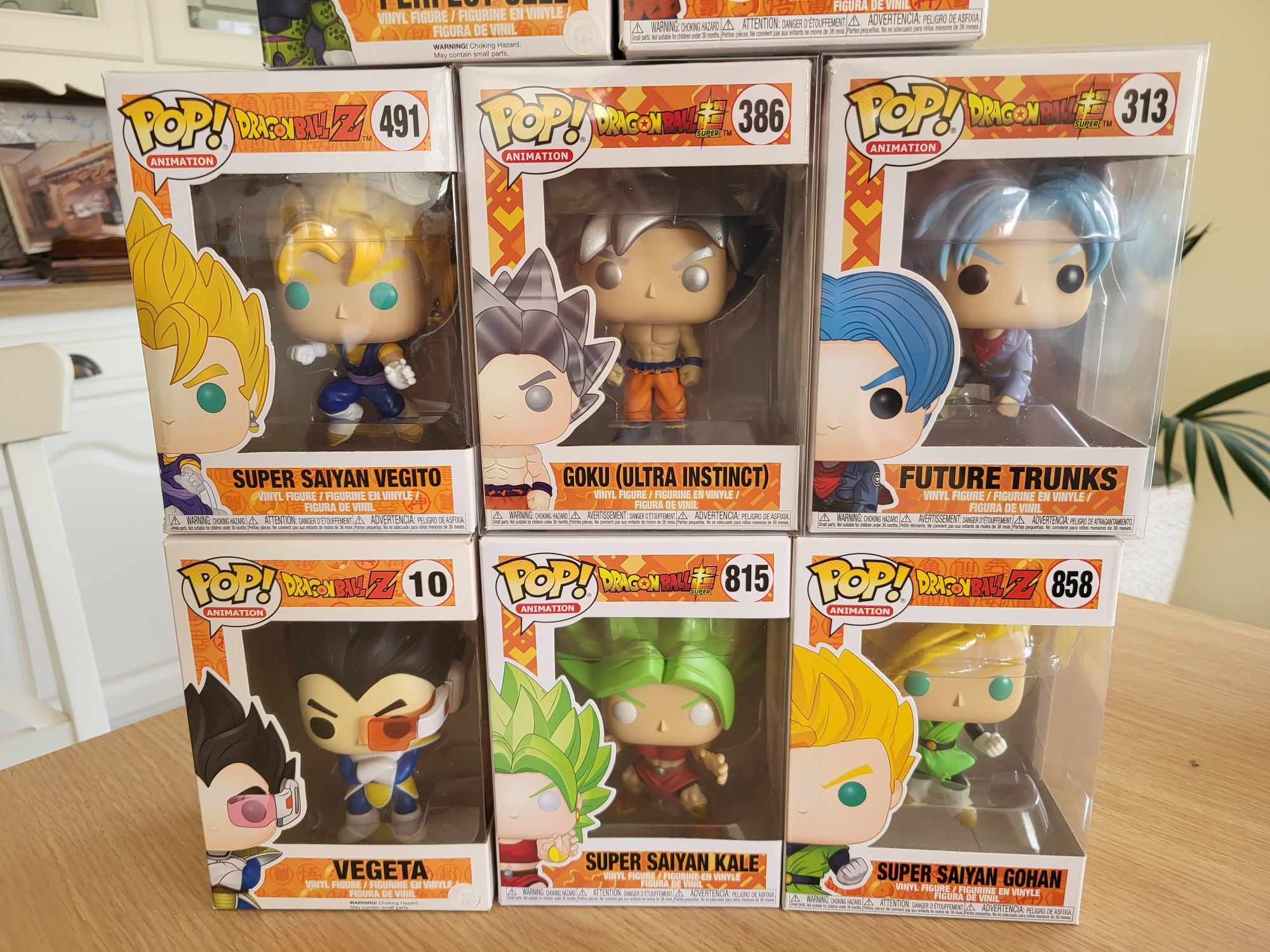 Funko Pop raros Dragol Ball Z e Super