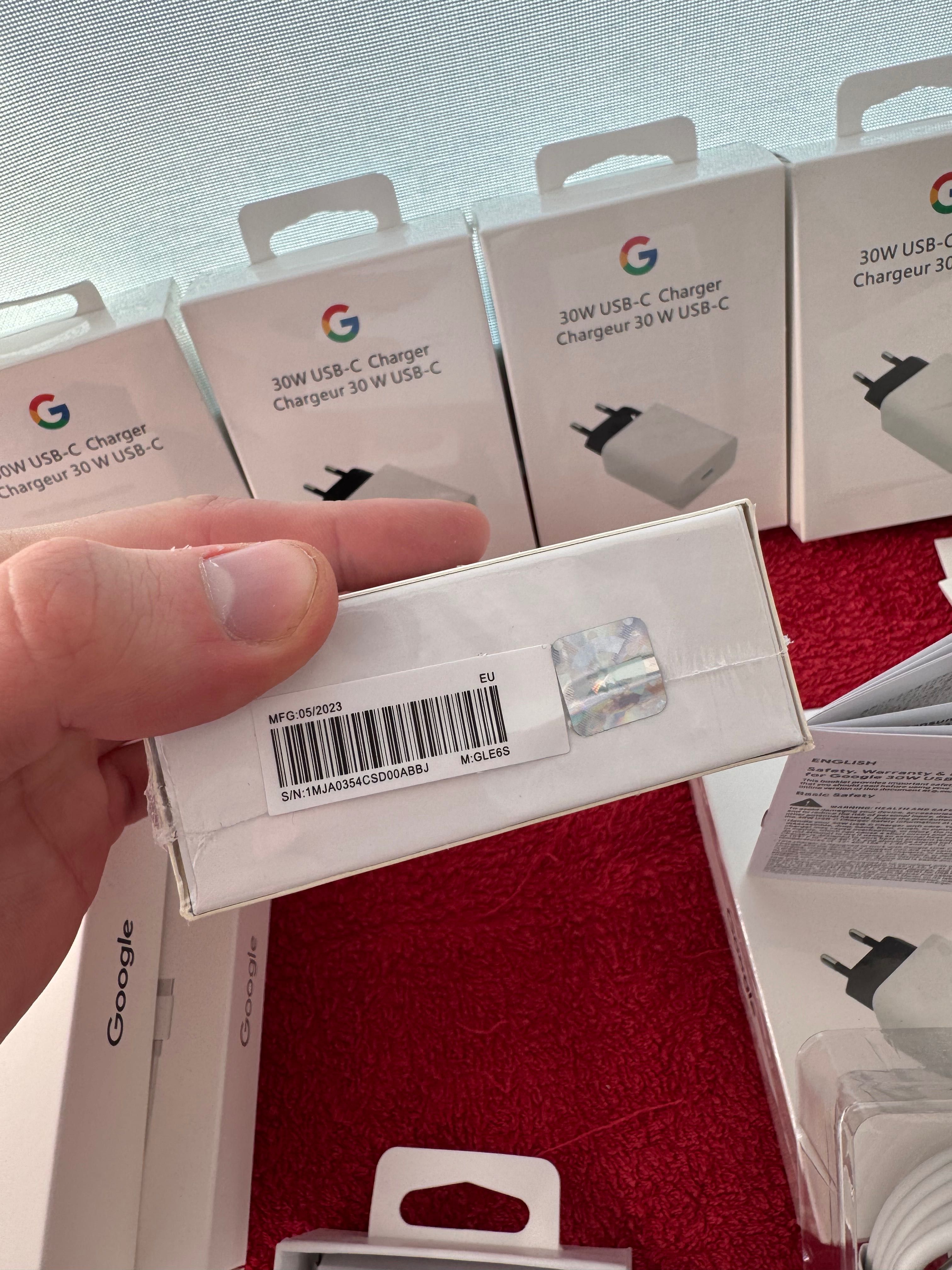 Блок зарядка google pixel 8 pro 30W, Гугл піксель 30 ват Євро Оригинал