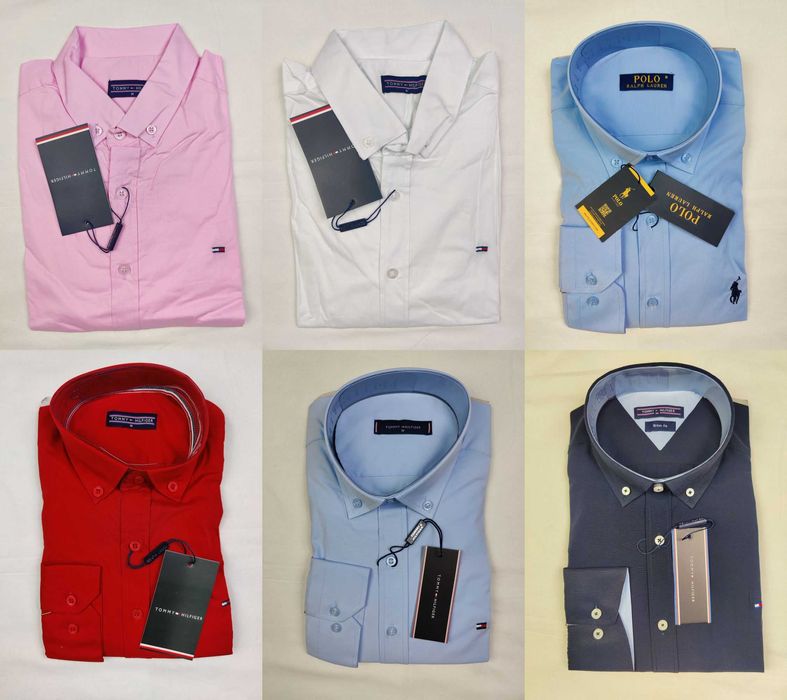Koszula męska koszule Polo Ralph Lauren Tommy Hilfiger slim nowość