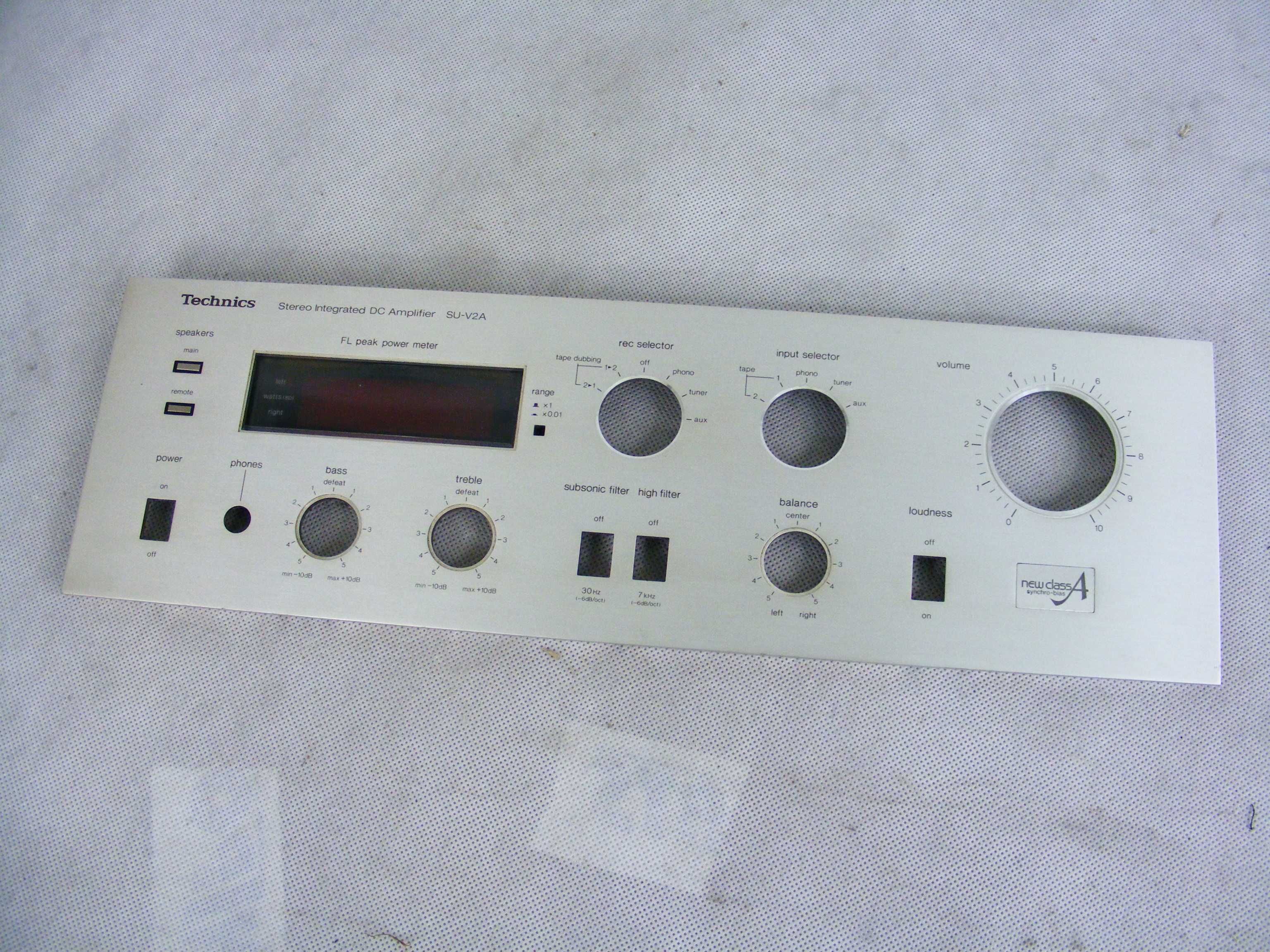 Technics SU-V2A - panel