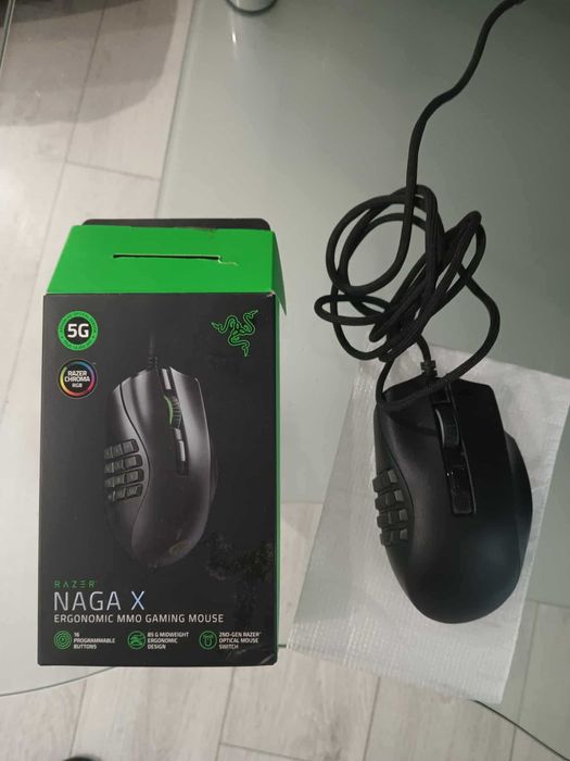 Razer Naga X mysz z klawiszami do bindowania