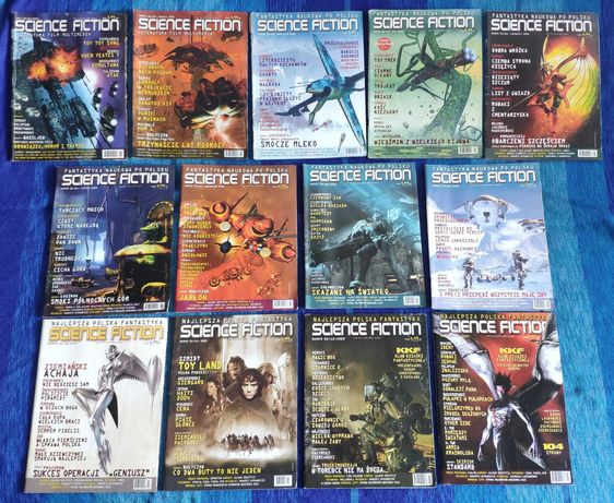 Magazyn Science Fiction (2001 - 2005), wszystkie numery