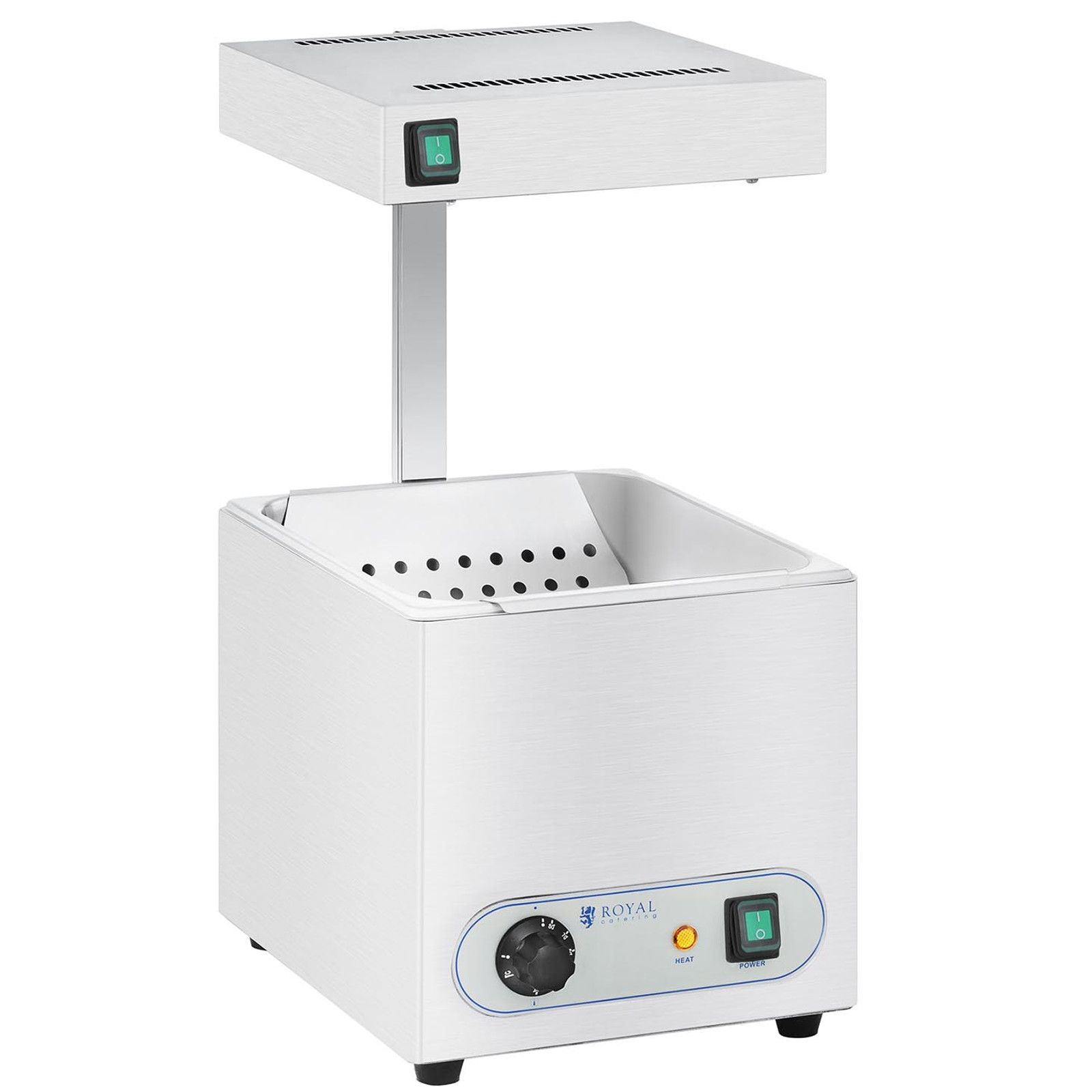 Podgrzewacz do frytek z promiennikiem ciepła 850W Royal Catering