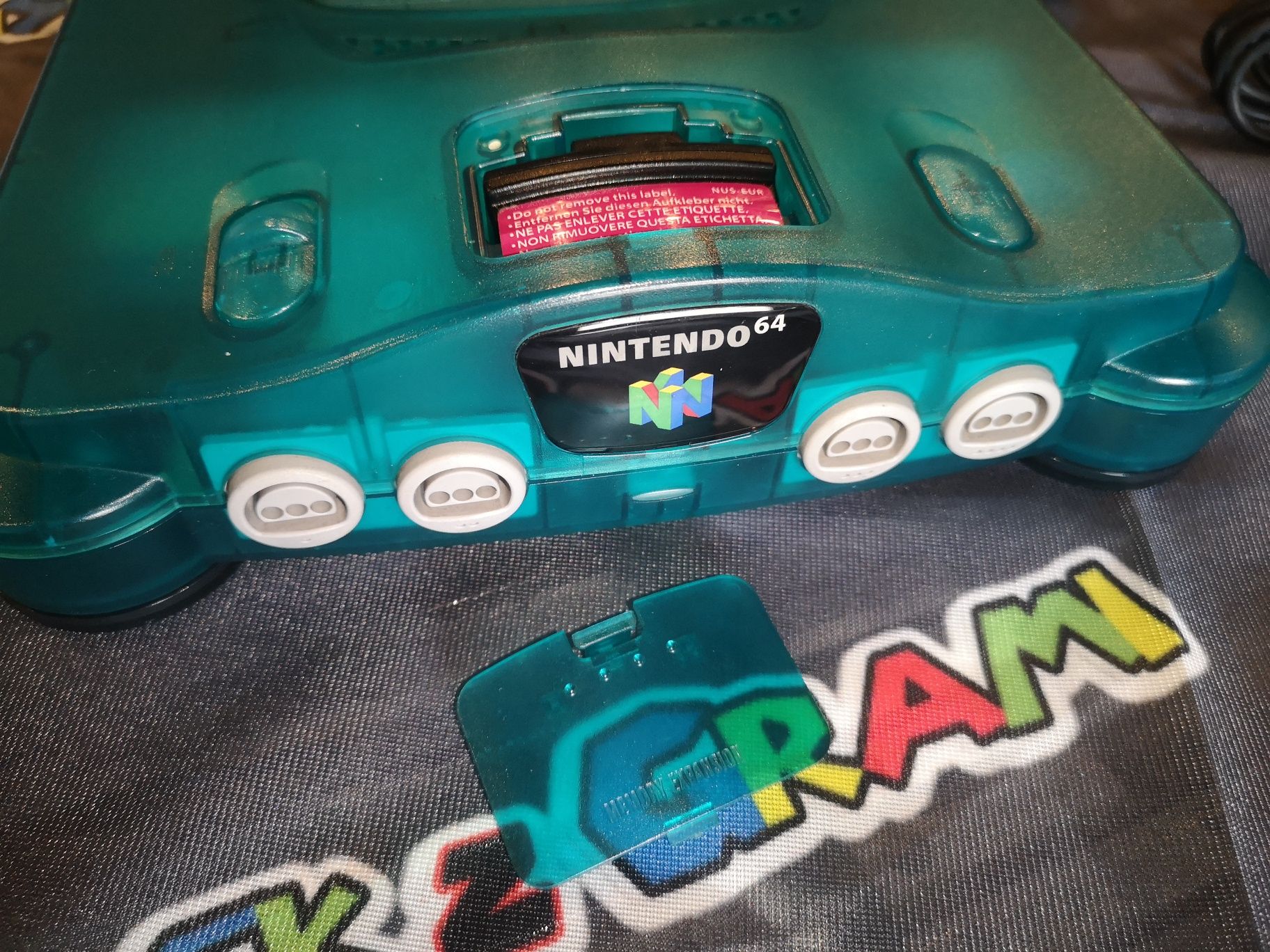 Konsola NINTENDO 64 PAL Ice Blue + kontroler  (jak nowa) sklep Ursus