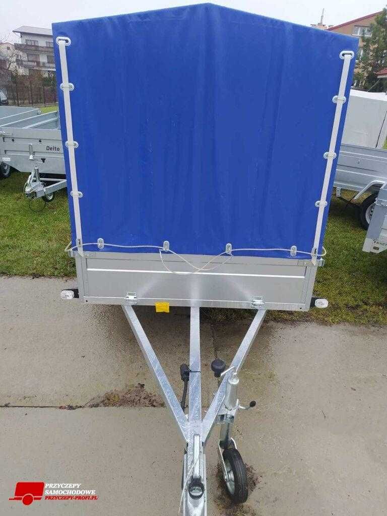 Przyczepa lekka Rydwan model A750/D2 wym 245x125 profesjonalna resor