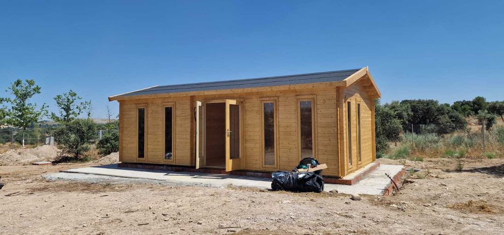 Casa de madeira de 32m2 - Modelo ARTEMIS 8x4