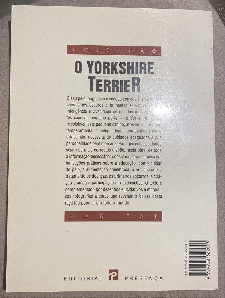 Livro “O yorkshire Terrier”