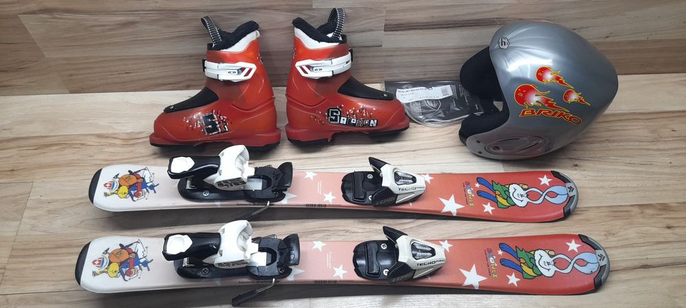 Komplet Narty TECNOPRO 80cm Buty r-27 Kask