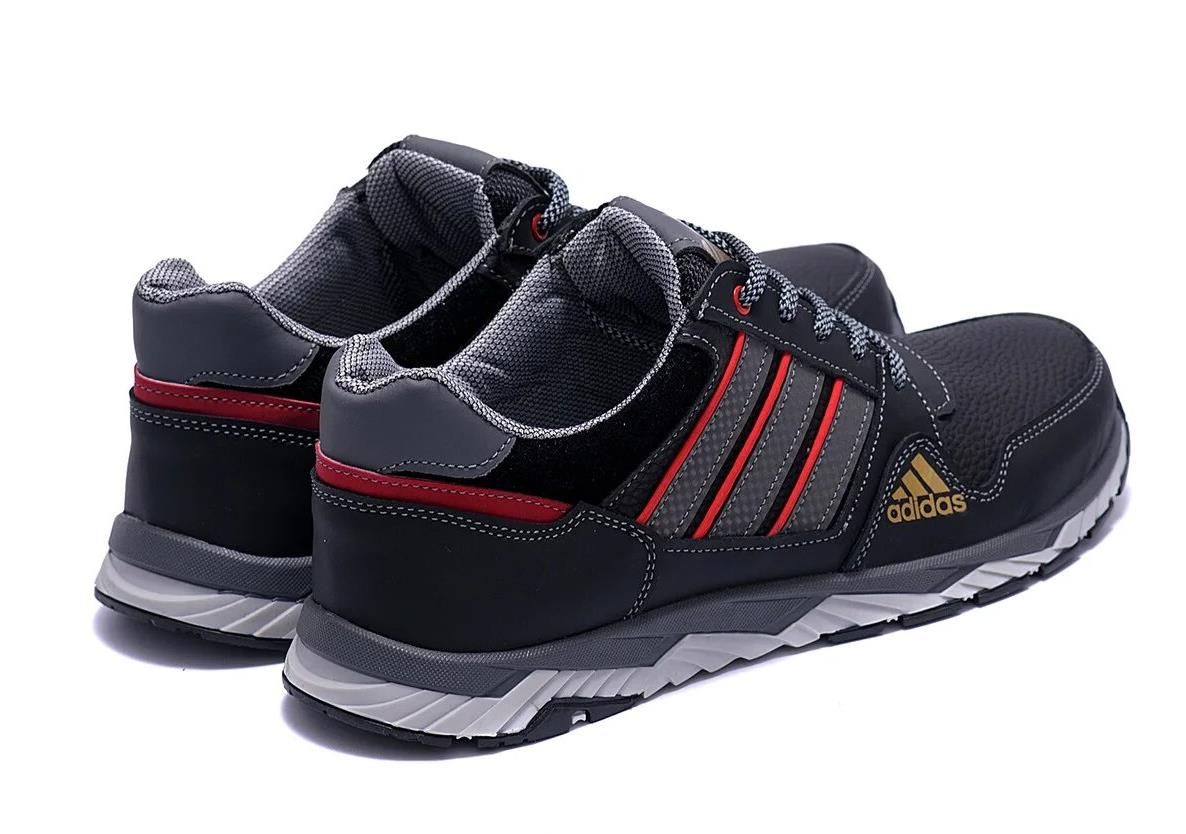 Мужские кроссовки на каждый день кожаные adidas демисезонные адидас
