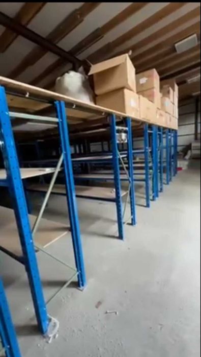 ящики для складу, палетні стелажі, поличкові, полочные, нові та бу