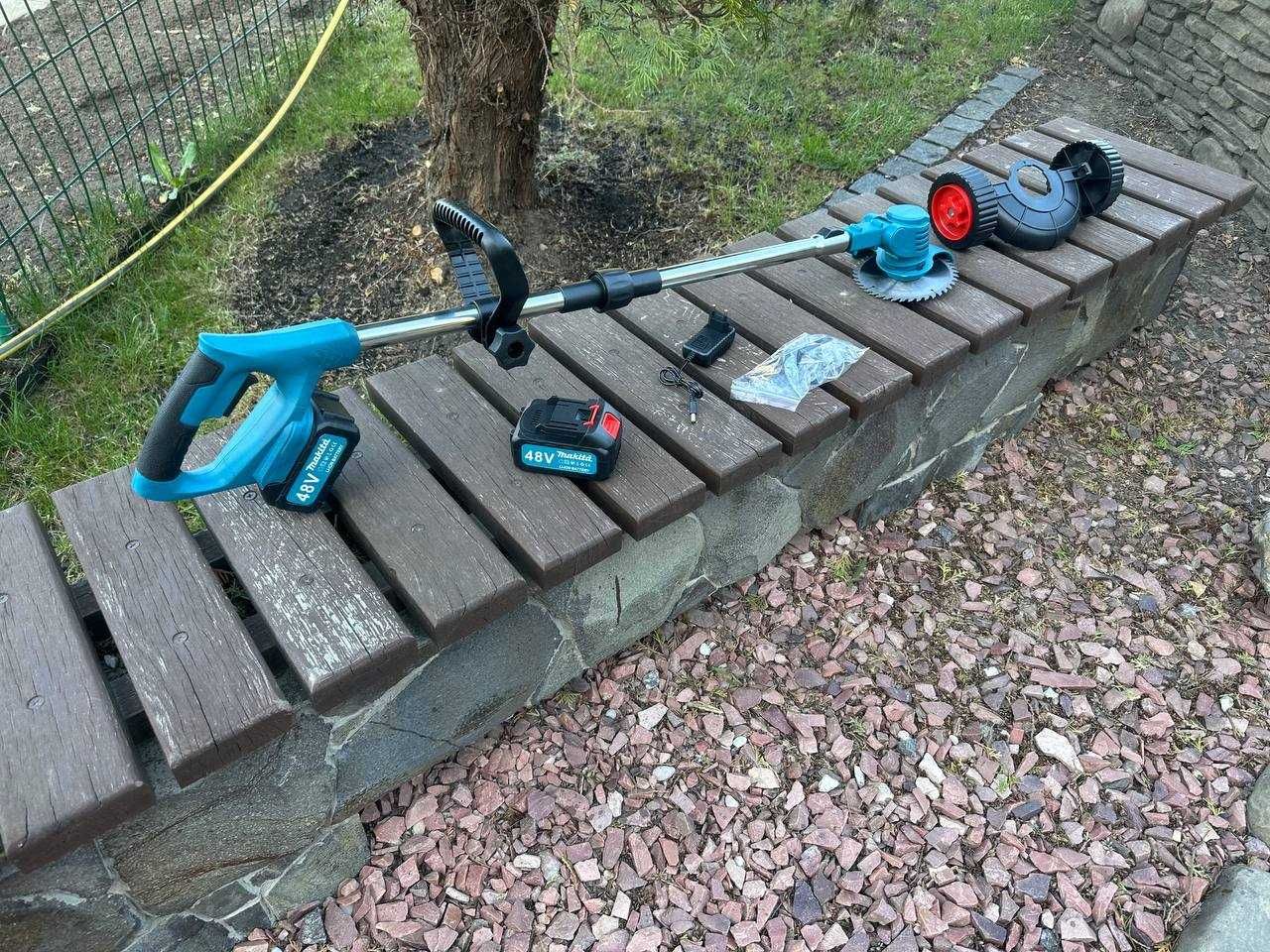 Аккумуляторный триммер Makita Аккумуляторная газонокосилка Электрокоса