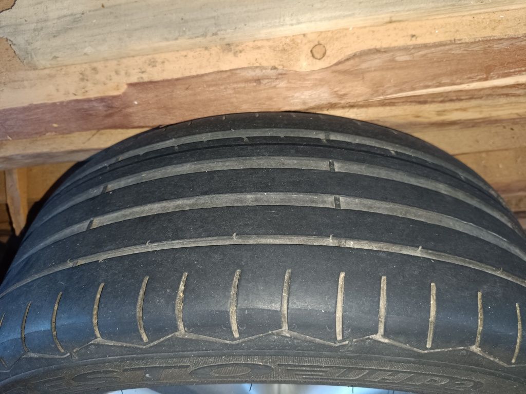 Felgi aluminiowe + opony letnie 215/50R17 Fiat