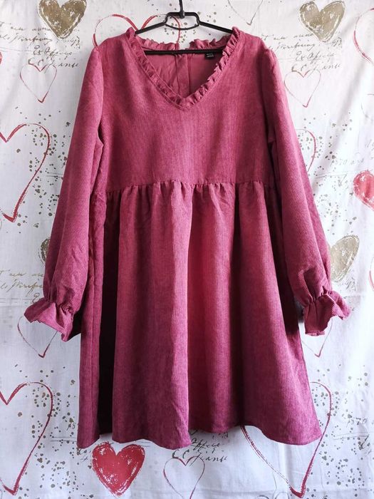 Плаття Shein в дрібний рубчик