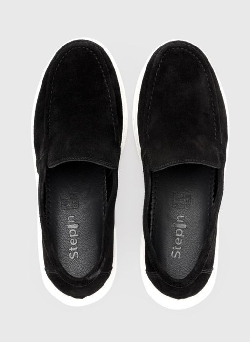 НОВІ ! чоловічі лофери, мокасини замшеві шкіряні туфлі 40 розмір