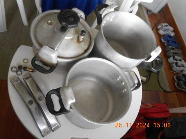 lote 3 panelas pressão celar + extras ATENÇÃO LER O ANÚNCIO