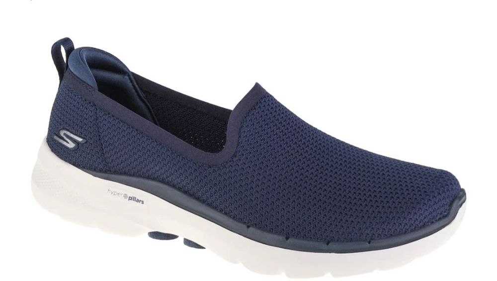 Женские слипоны, мокасины  "Skechers go walk 6 - clear virtue" 124505-