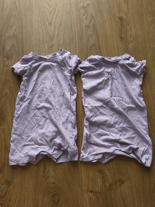Zestaw ubranek dla bliźniaczek 86 fabryka bodziaków/h&M/Primark/lupilu