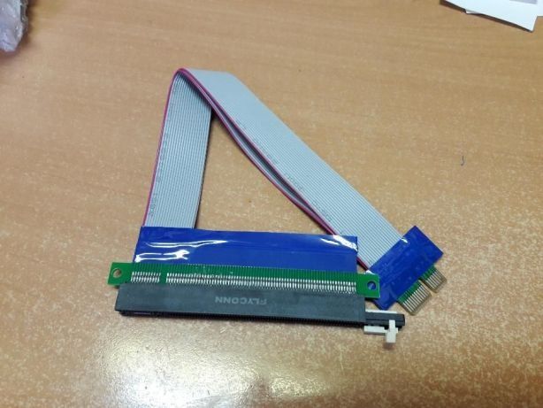 Райзер гибкий PCI-E 1x to 16x 19/29/35 см шлейф переходник удлинитель