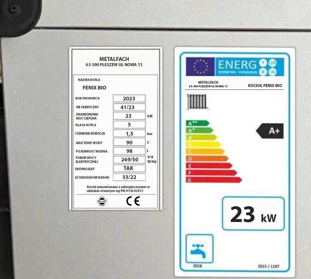 Kocioł 23kW na Drewno Węgiel Kotły Piec Zasypowy PRODUCENT