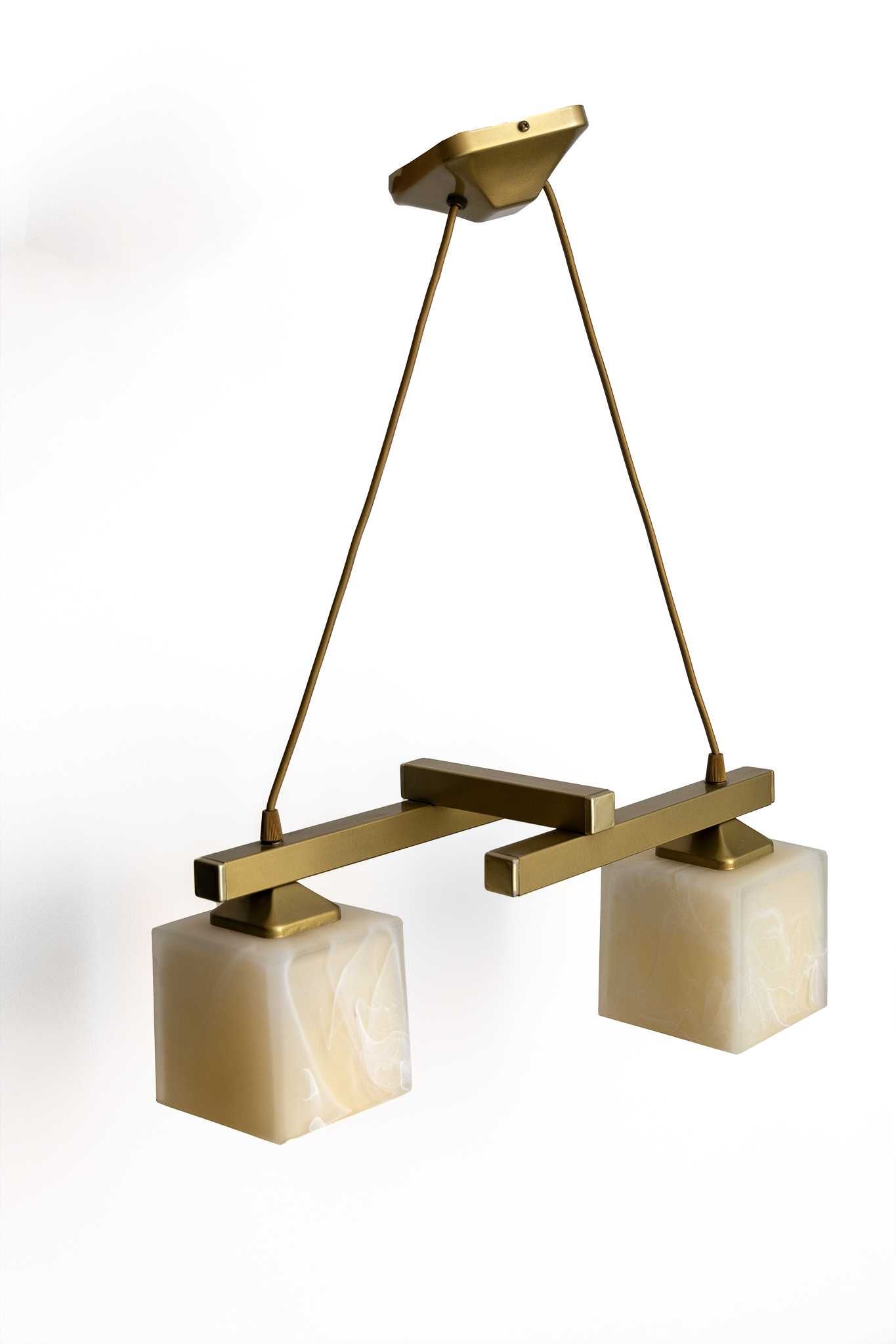 lampa sufitowa wisząca z kinkietem