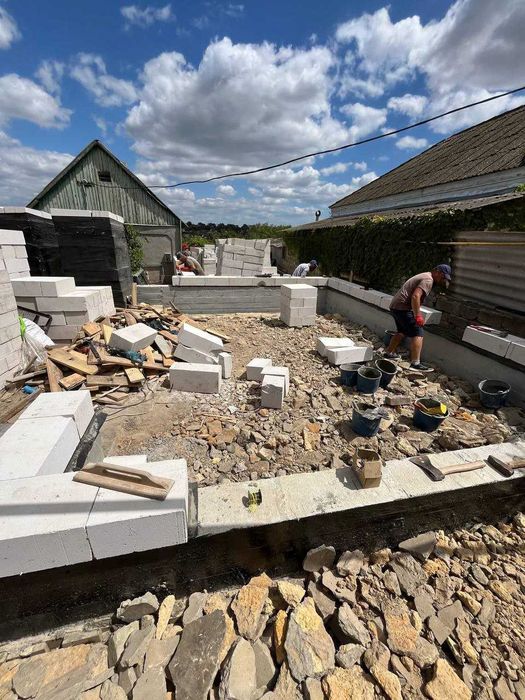 Фундамент ВЫГОДНО. Монолітні роботи. Стяжка підлоги пола