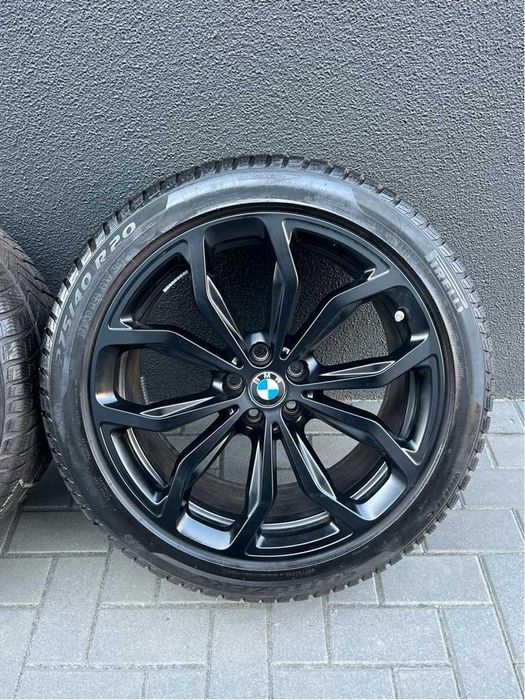 koła zimowe 20 cali Y-Spoke 695 BMW X3 G01 X4 G02 245 i 275 z 2024 7mm