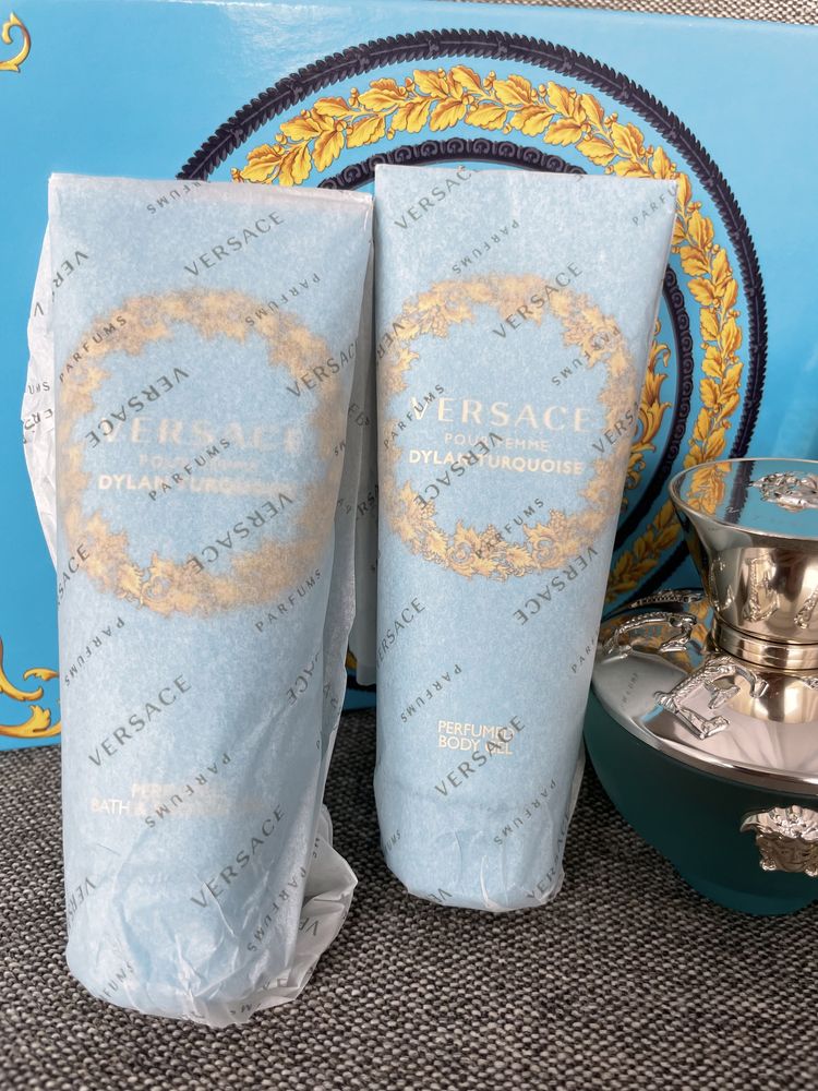 Versace Dylan Turquoise pour Femme набір Bright Crystal Versace idole